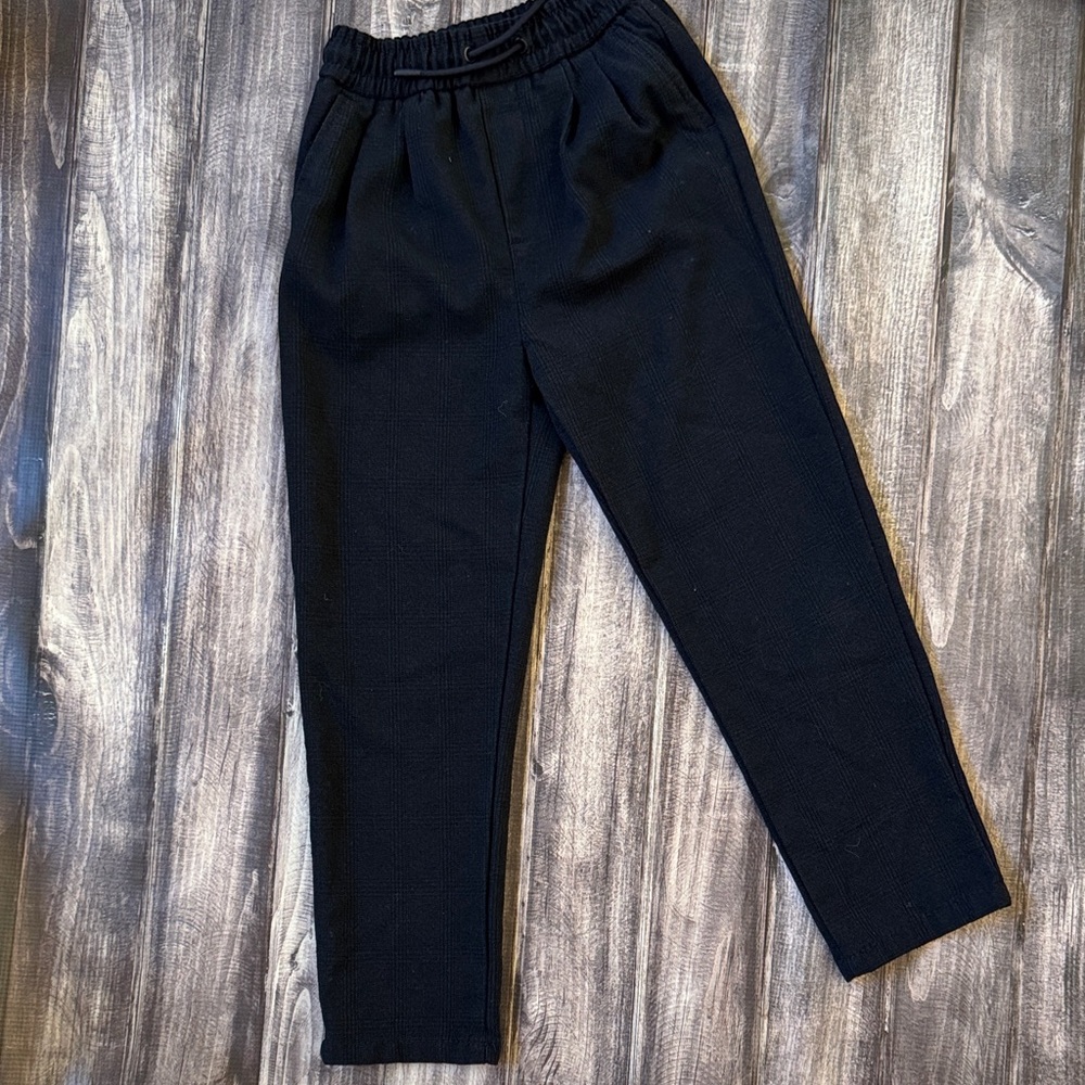 Zara Kids Black *Pull On* Formal Trousers/Slacks/Dress Pants 8